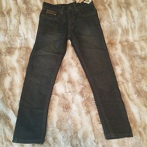 Boys dark wash skinny jean
